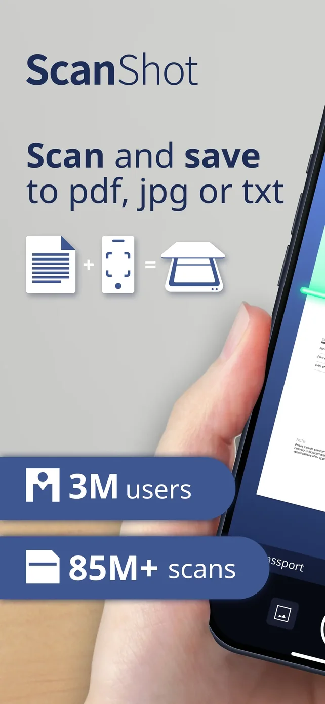 Scan to PDF－Document Scanner App Store screenshot 1