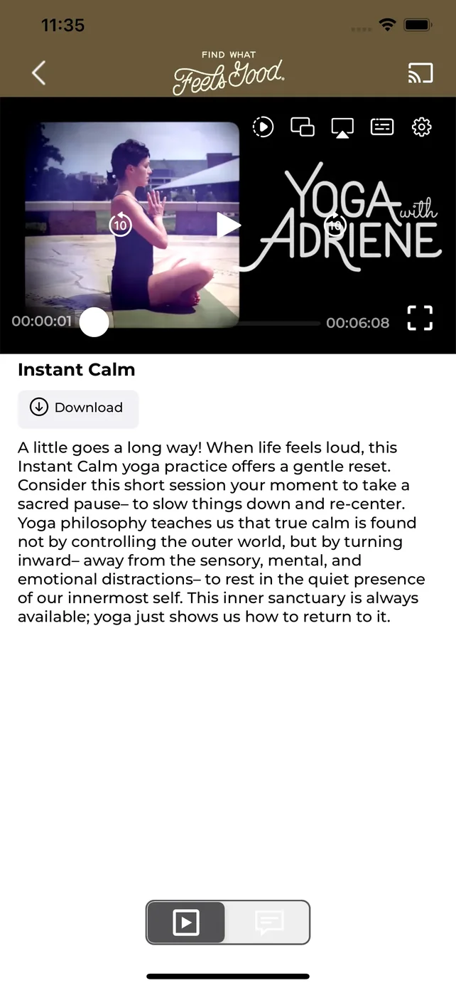 Find What Feels Good Yoga App Store screenshot 4