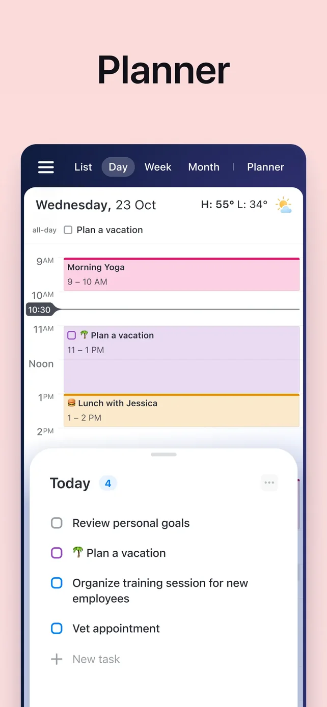 Calendars: Schedule Planner App Store screenshot 4