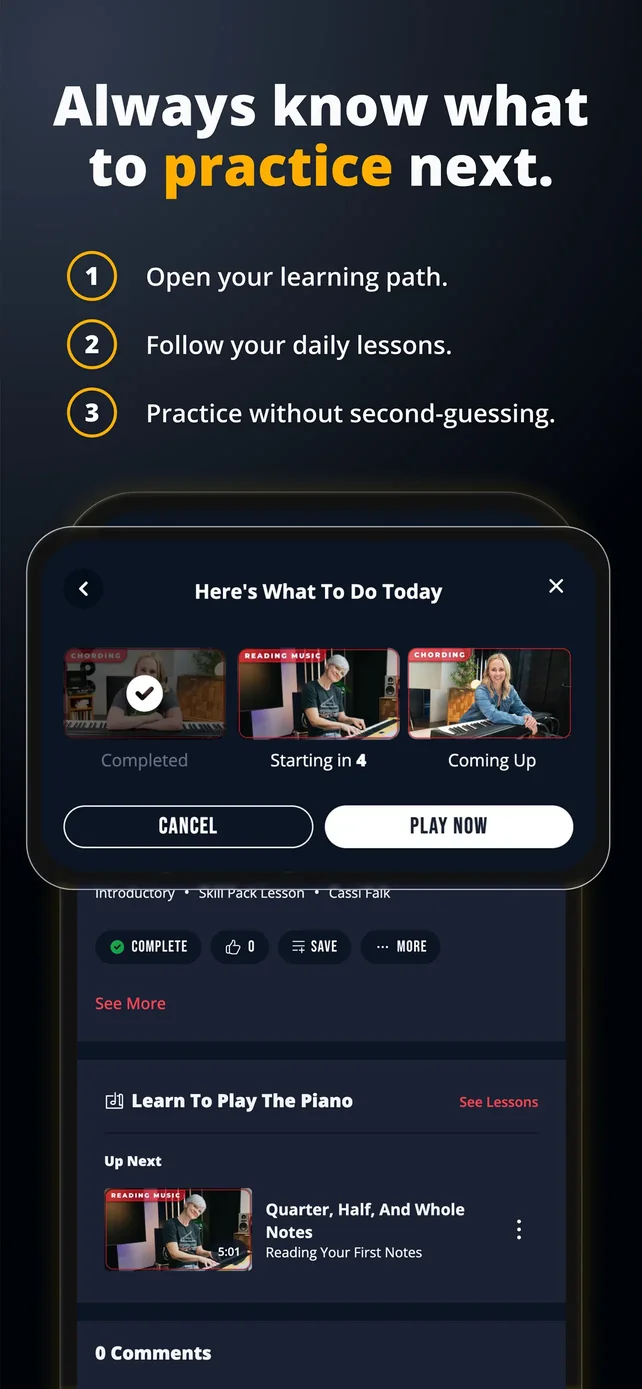 Musora: The Music Lessons App App Store screenshot 4
