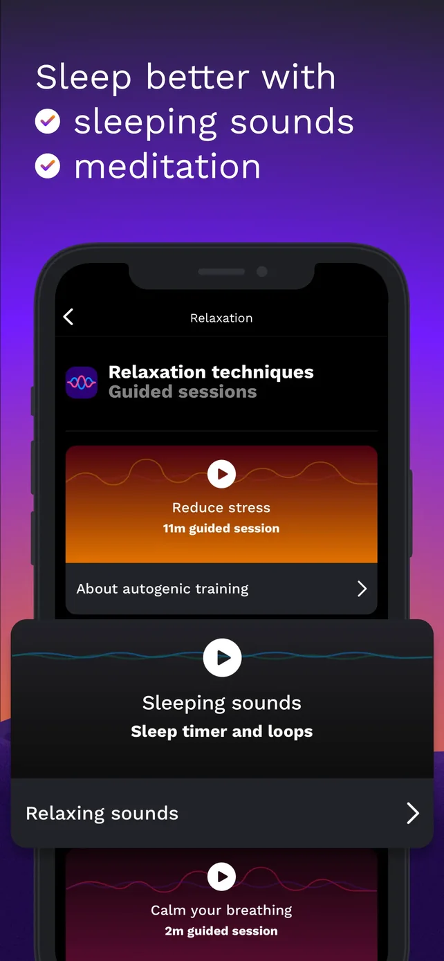 RISE: Sleep Tracker App Store screenshot 4