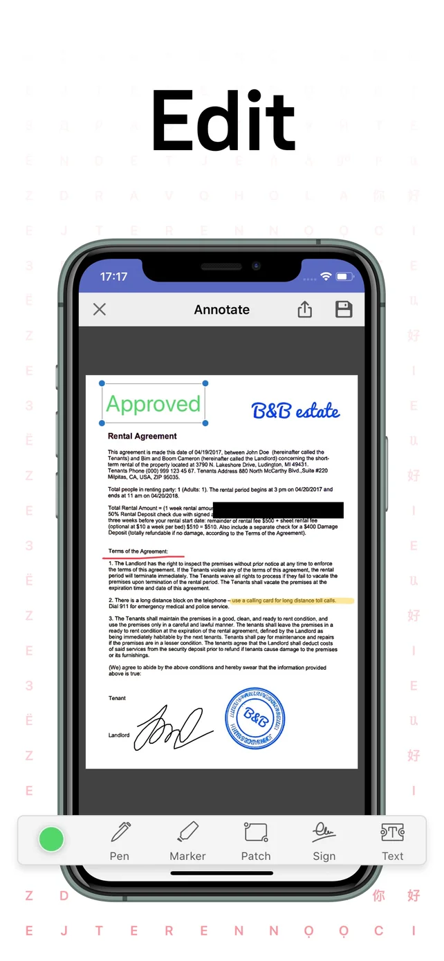 FineReader: PDF Scanner & OCR App Store screenshot 3