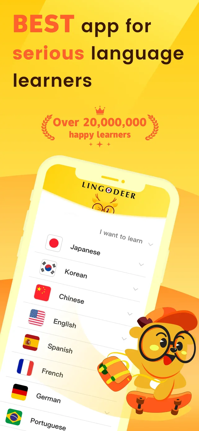 LingoDeer - Learn Languages App Store screenshot 1