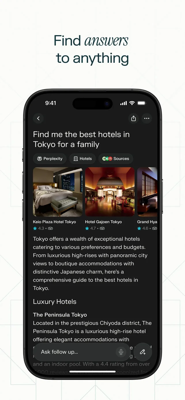 Perplexity - AI Search & Chat App Store screenshot 3