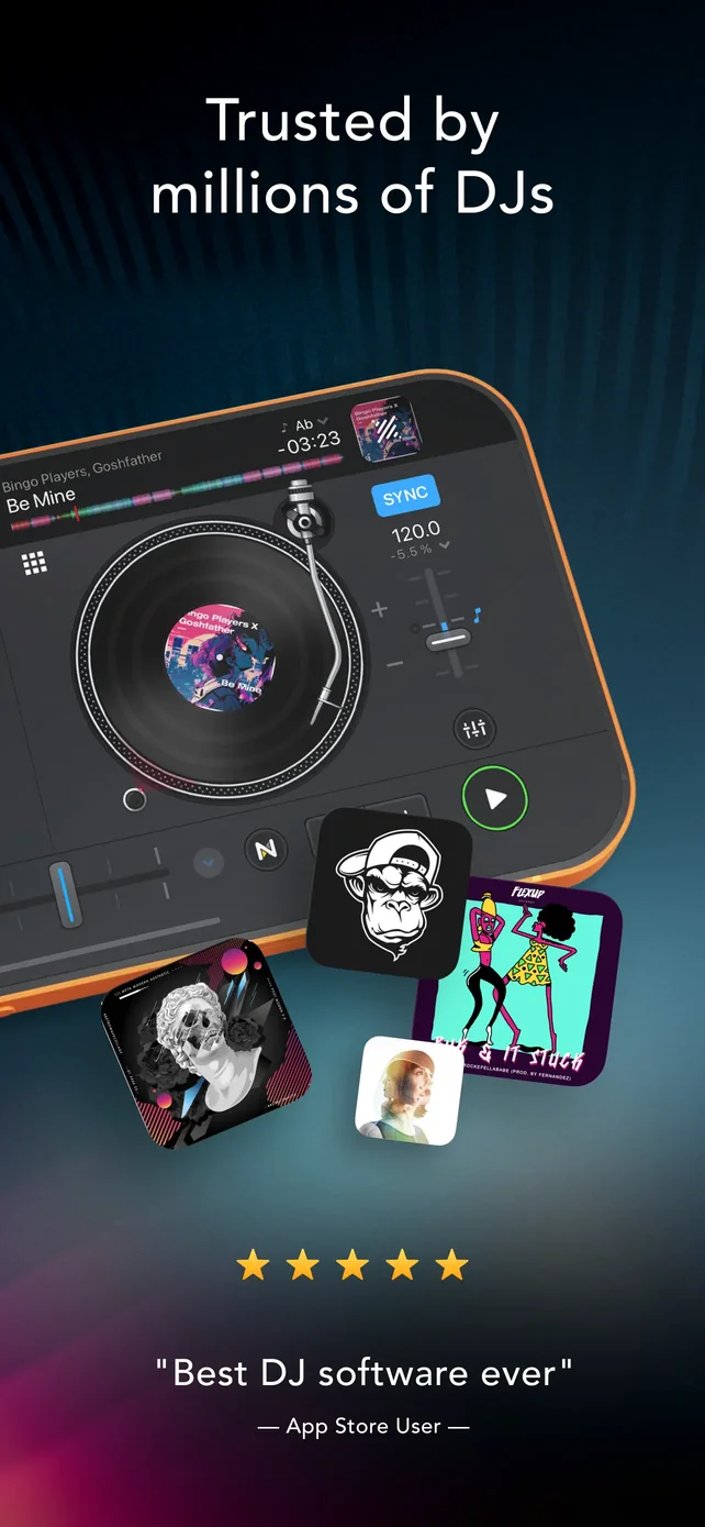 djay - DJ App & AI Mixer App Store screenshot 3