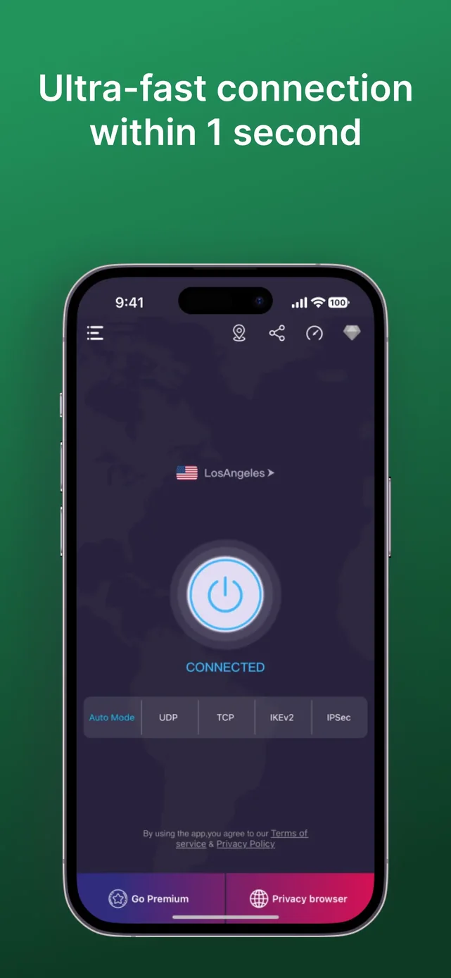 VPN - Fast VPN Proxy App Store screenshot 1