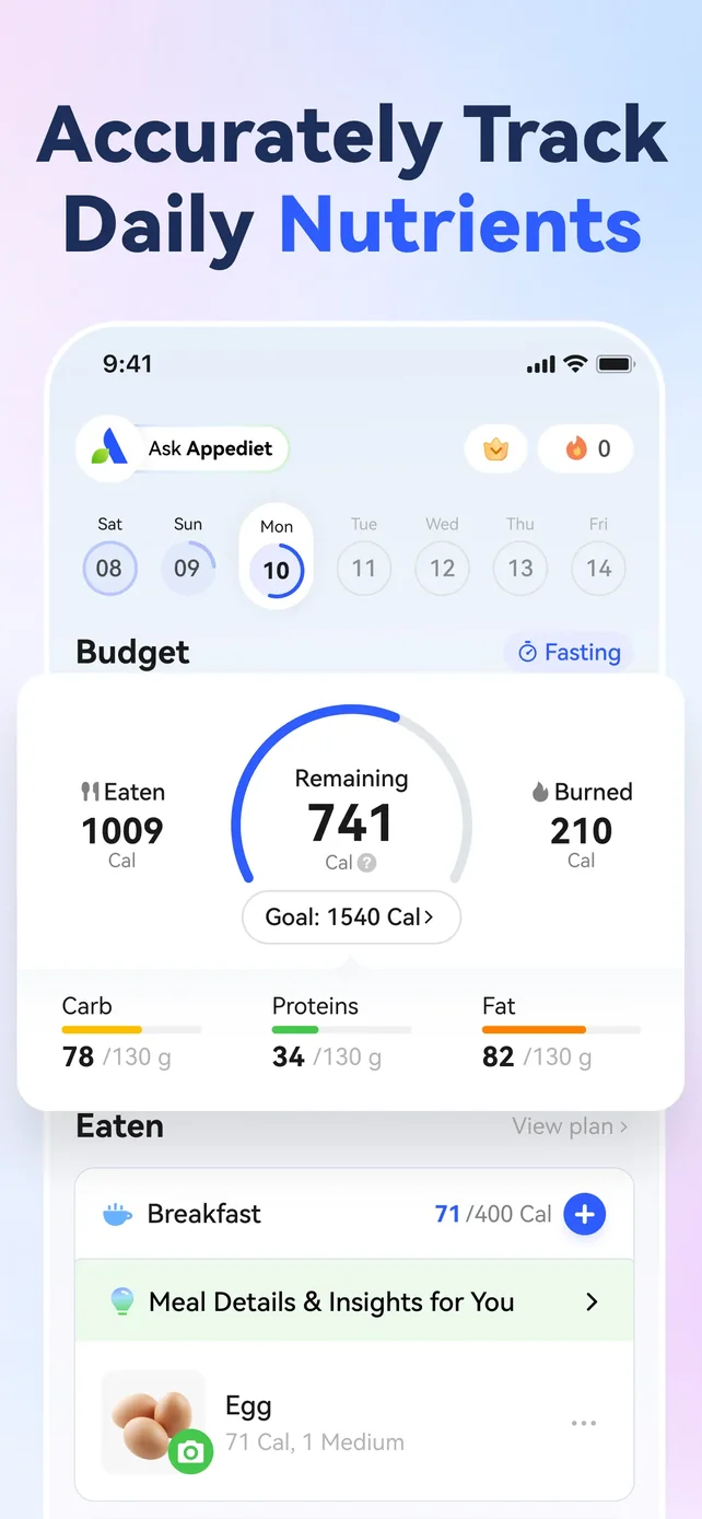 AI Calorie Counter - Appediet App Store screenshot 2