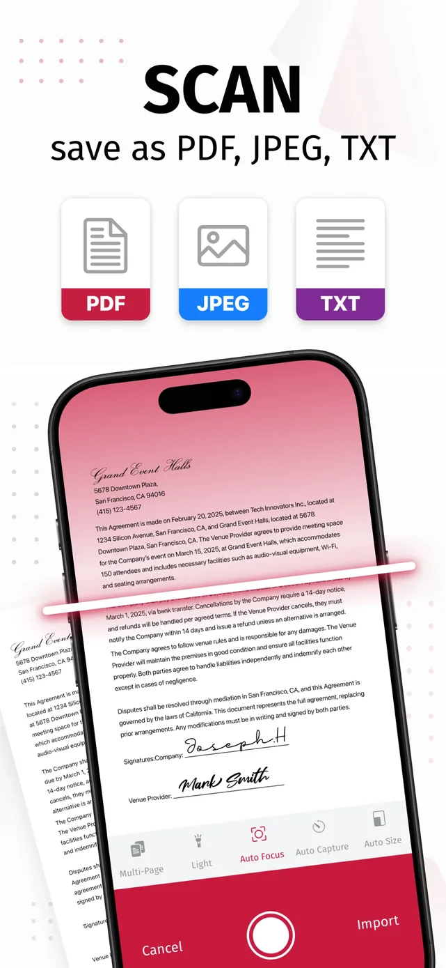 SwiftScan AI Document Scanner App Store screenshot 2