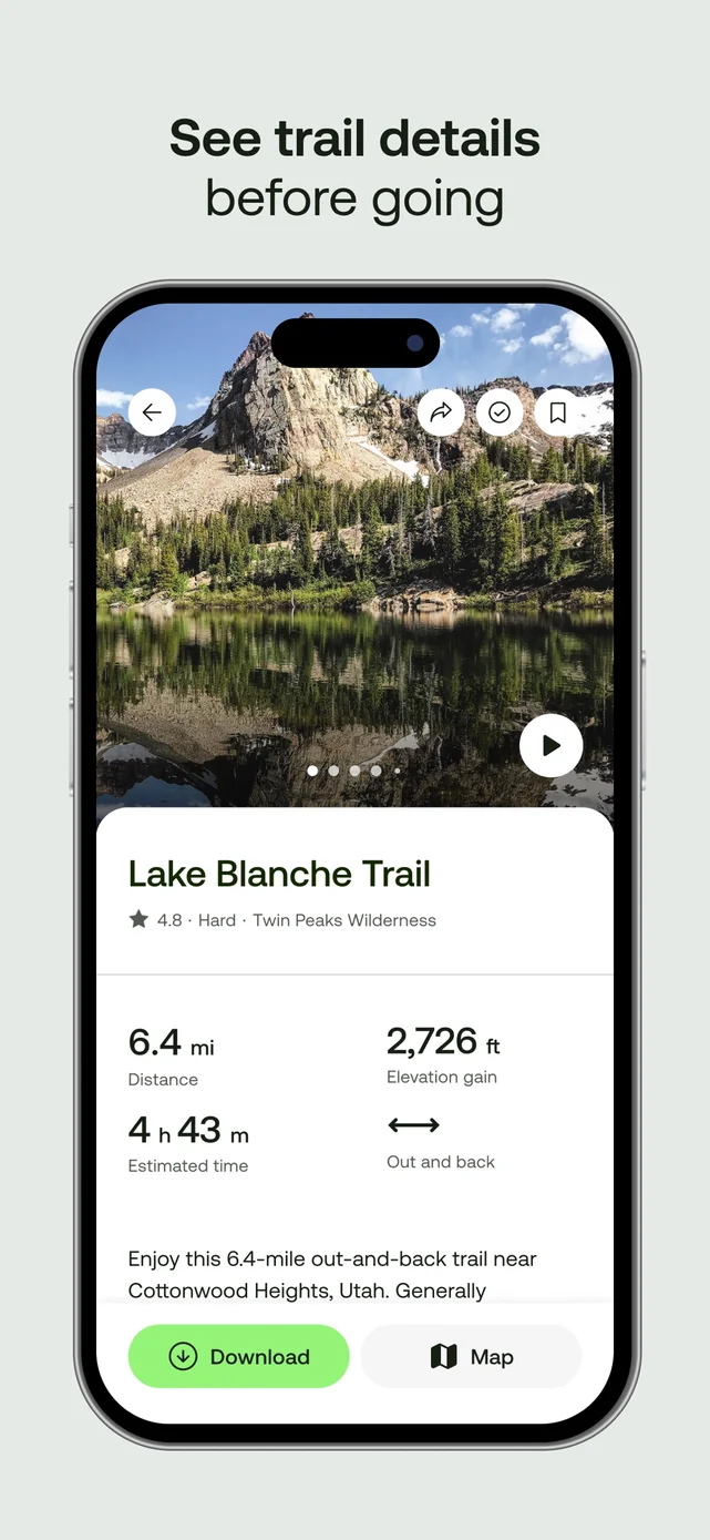 AllTrails: Hike, Bike & Run App Store screenshot 3