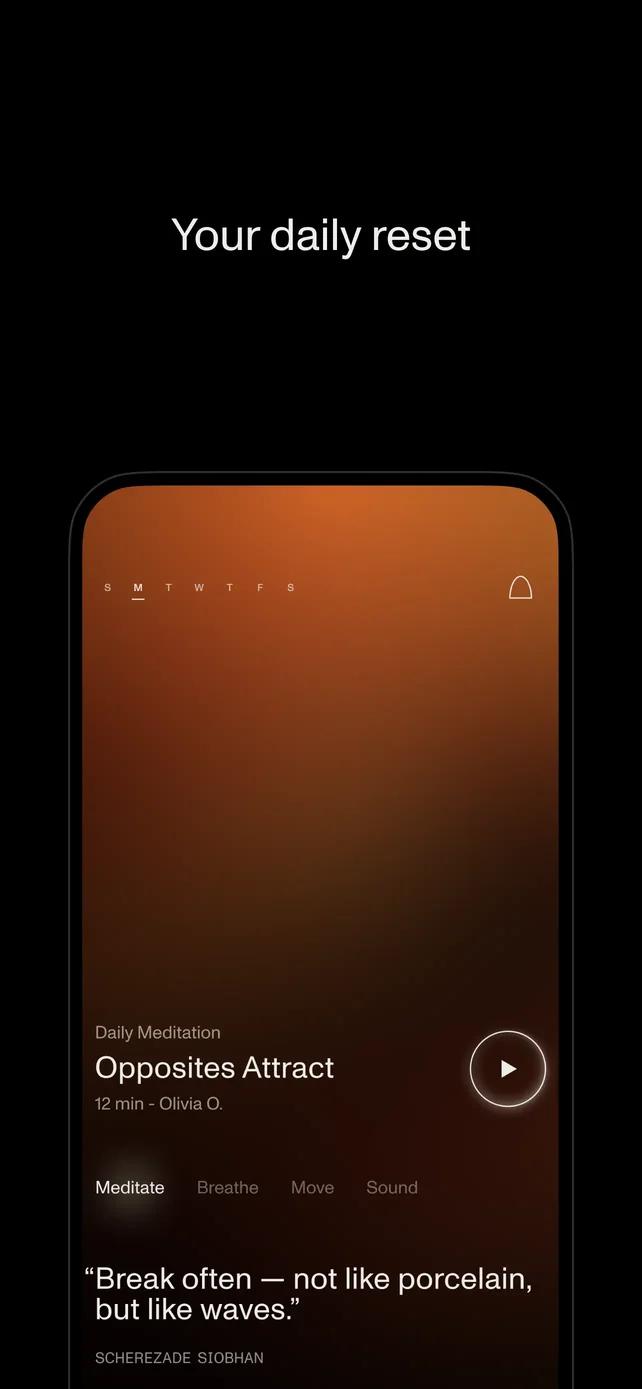 Open: Breathwork + Meditation App Store screenshot 2