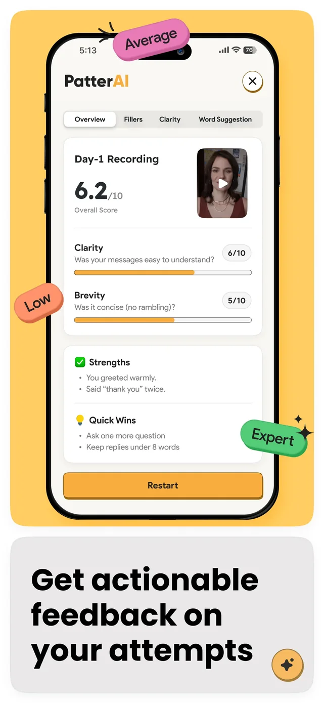 PatterAI: Communication Skills App Store screenshot 4
